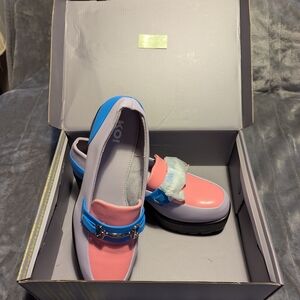 Koi Pink and Blue Women's Loafers